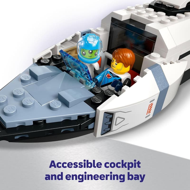 LEGO City Galactic Spaceship Toy with 4 Minifigures - Ages 7+