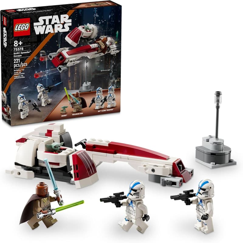LEGO Star Wars BARC Speeder Set with Kelleran Beq & Grogu