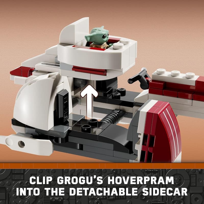 LEGO Star Wars BARC Speeder Set with Kelleran Beq & Grogu