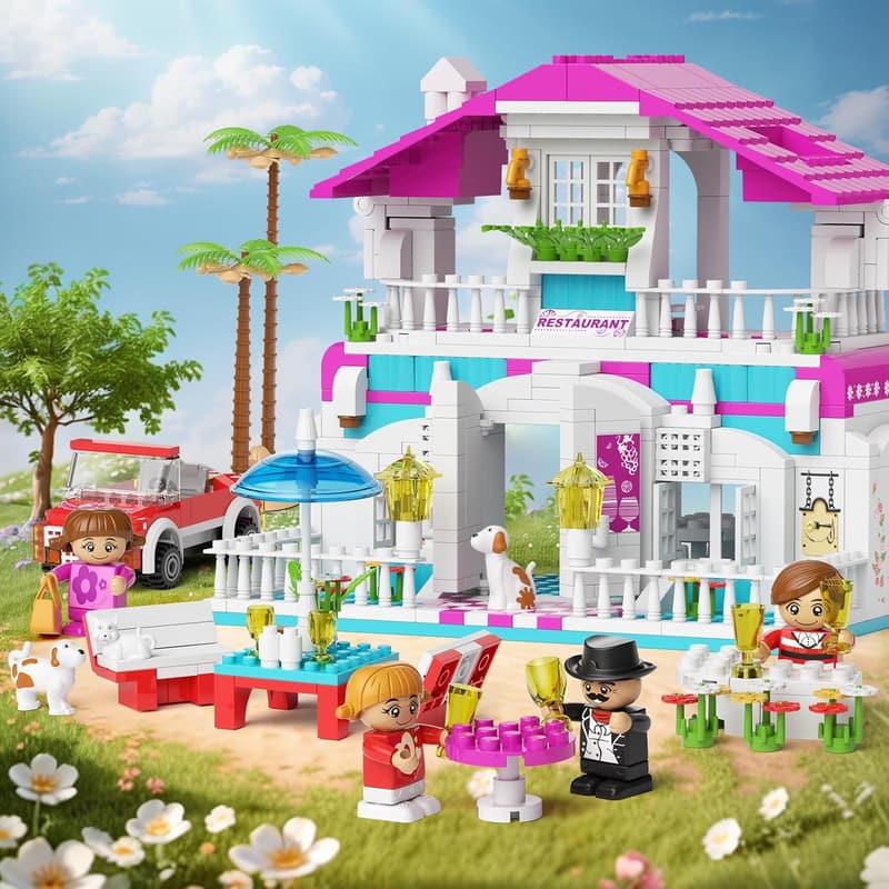 STEM Building Block Set for Girls 6-12 - 552 Pieces