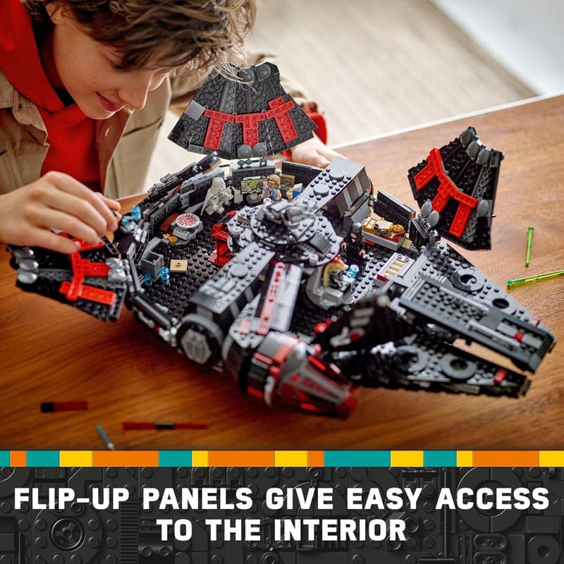LEGO Star Wars Dark Falcon Buildable Starship Set with 6 Minifigures
