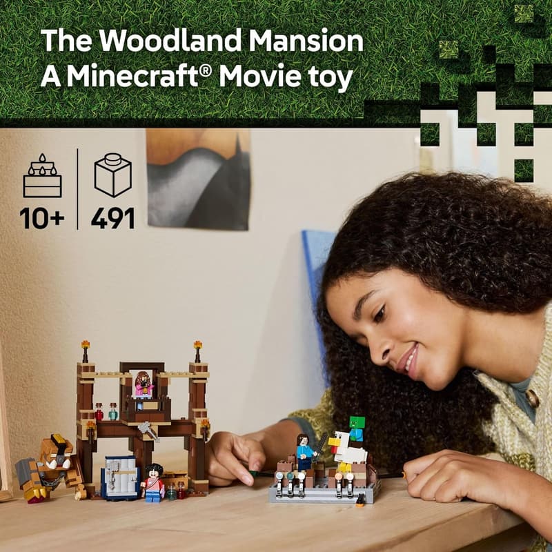 LEGO Minecraft Woodland Mansion Battle Set for Kids 10+