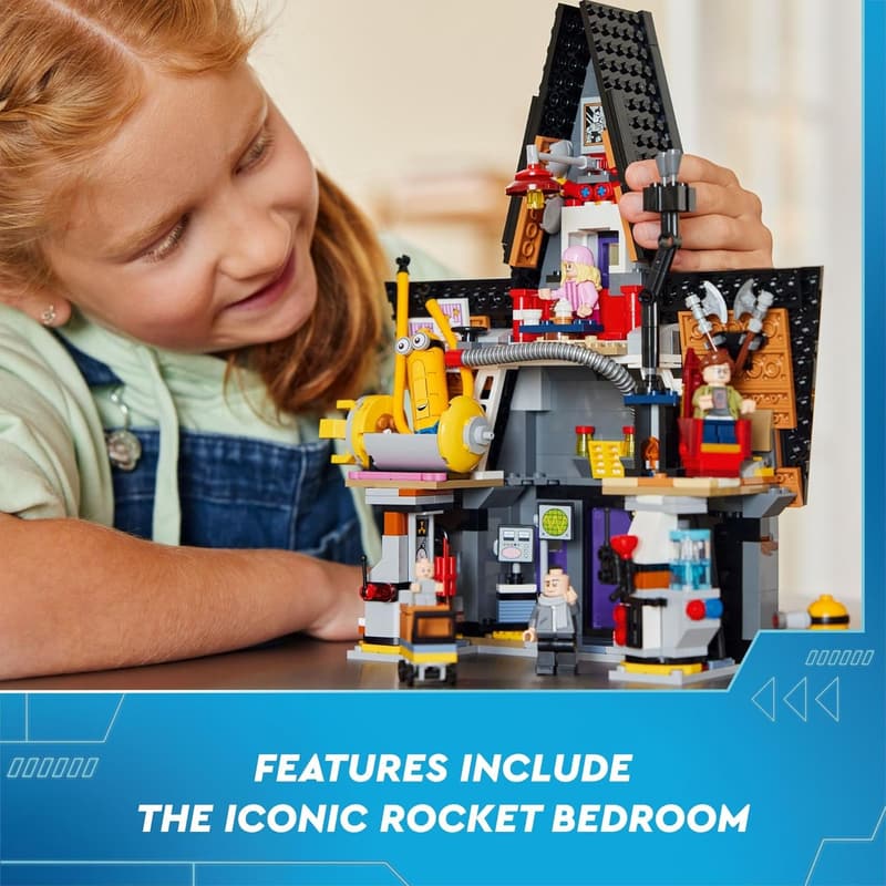 LEGO Despicable Me Minions Playset with Gru's Mansion, Age 8+