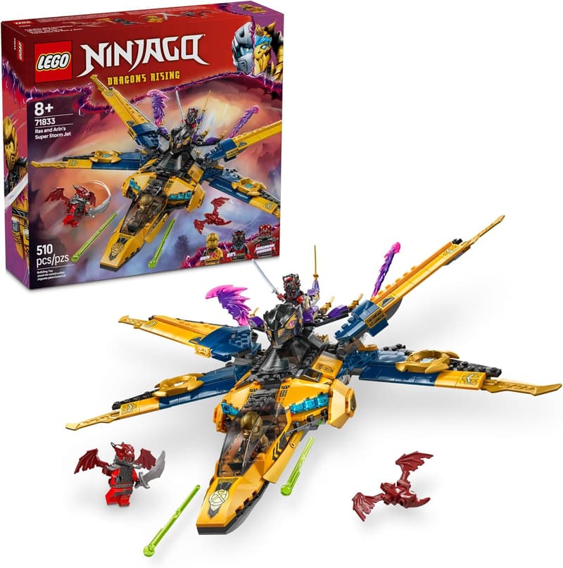 LEGO NINJAGO Super Storm Jet Building Toy with 3 Minifigures