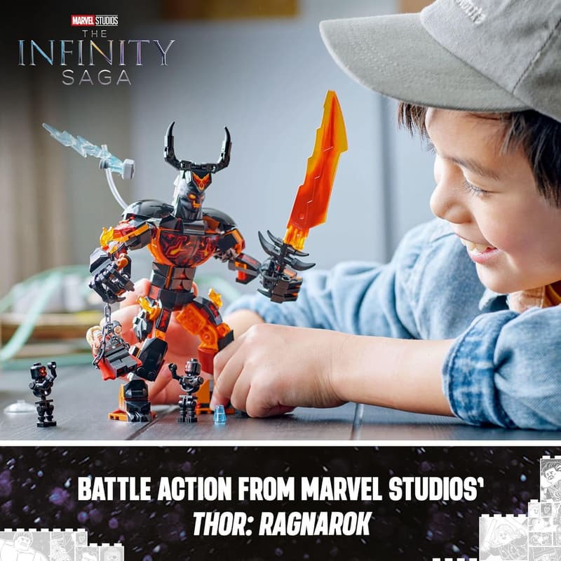LEGO Marvel Thor vs. Surtur Action Figure Set for Ages 8+