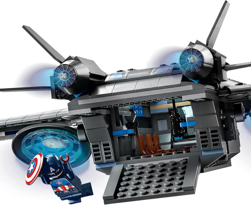 LEGO Marvel Avengers Quinjet Building Set with Minifigures