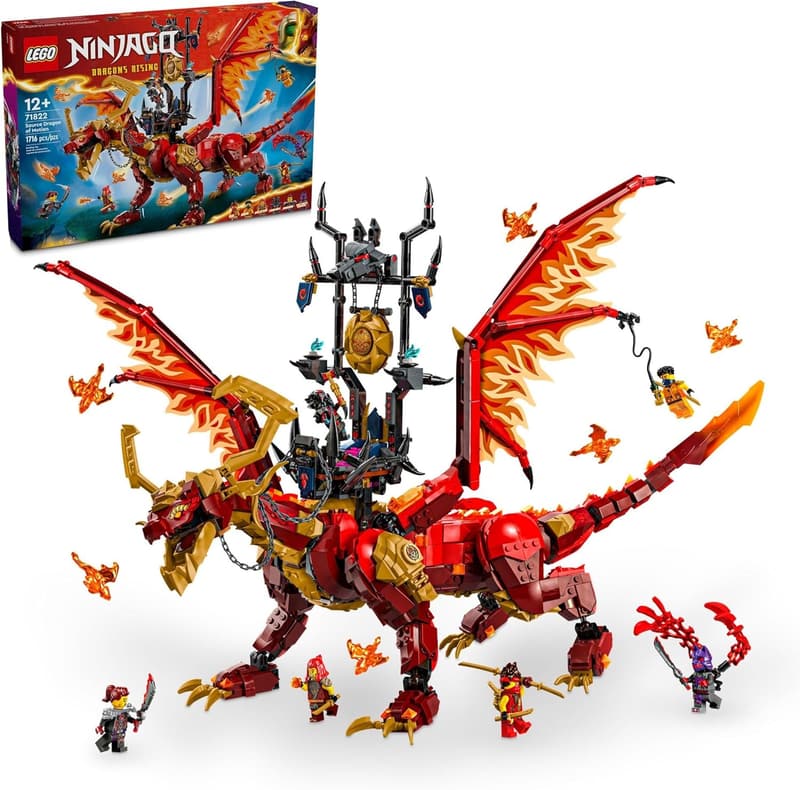 LEGO NINJAGO Source Dragon Adventure Toy Playset for Kids