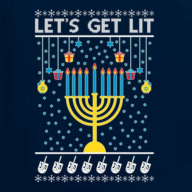 Hanukkah Unisex Graphic Crewneck Sweatshirt