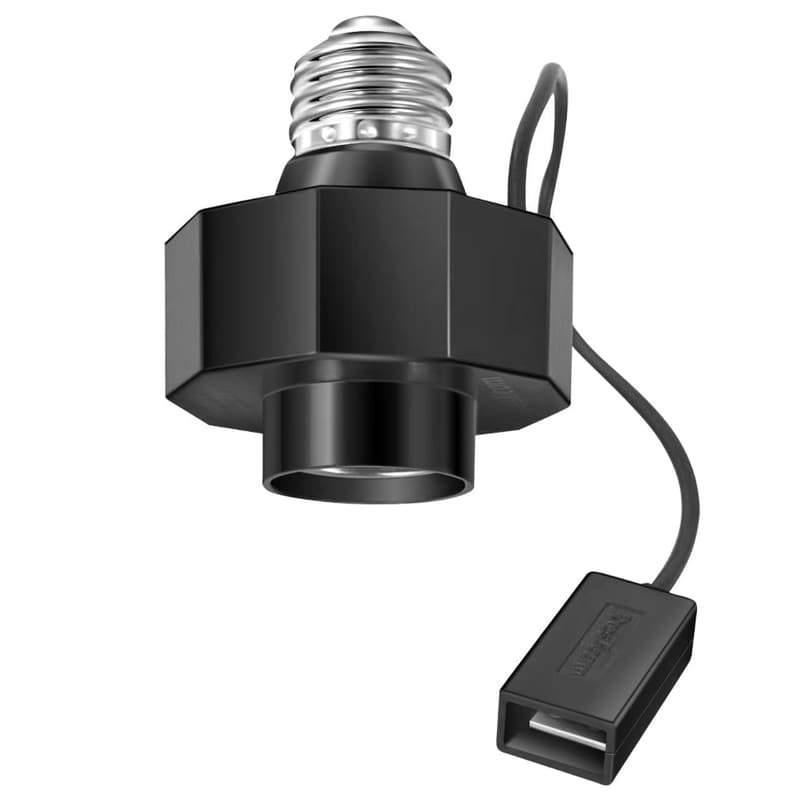 Outdoor Security Camera Light Socket Adapter, Compatible with Wyze & Blink