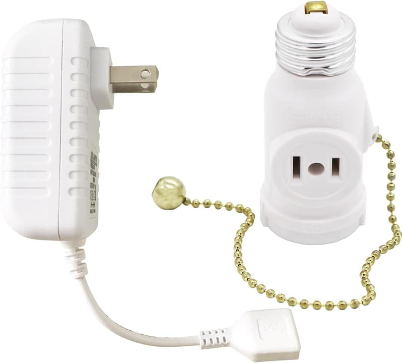 Lamp Socket Adapter for WYZE Cam & Blink Cameras with USB Charger