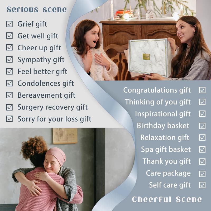 Get Well Soon Gift Basket for Women – 12PC Care Package