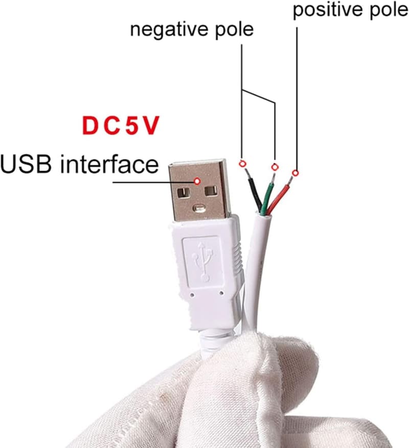 USB LED Dimmer Extension Cable with On/Off Switch for Lamp