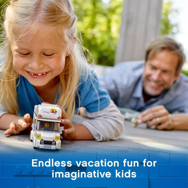 Holiday Camper Van LEGO Set for Kids Ages 5+