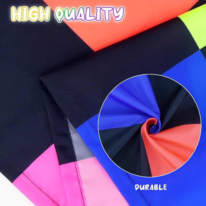 Neon Dance Floor Aisle Runner – Glow in the Dark Decoration for Birthdays