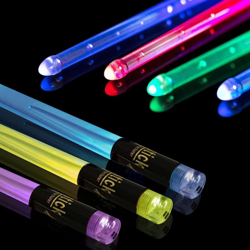 Personalized Rechargeable LED Drumsticks for Kids & Adults