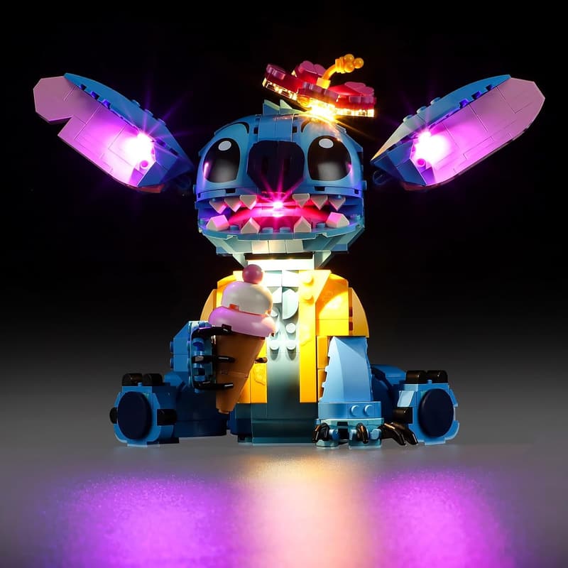 LED Light Kit for Lego 43249 Stitch Set (Blocks Not Included)