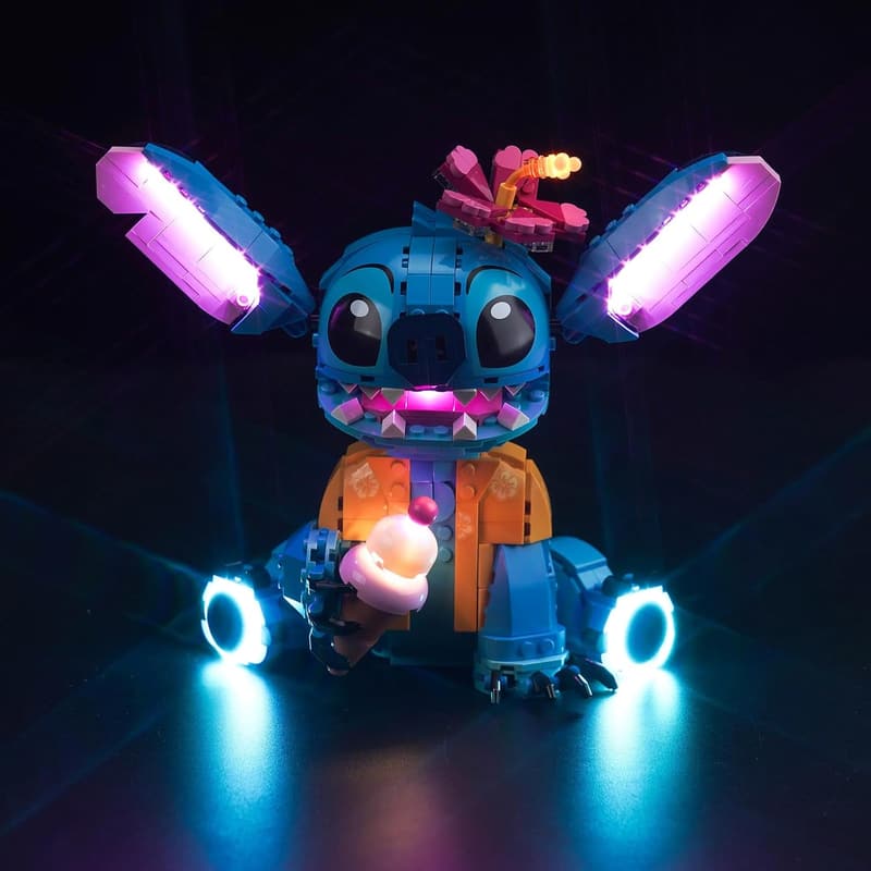 LED Light Kit for LEGO 43249 Stitch Toy Building Set