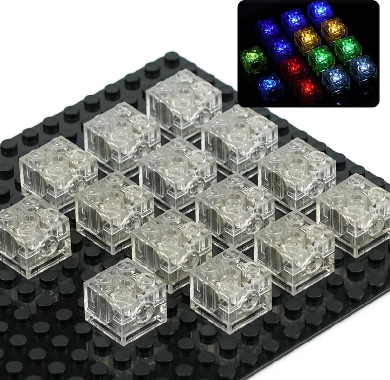 14pcs LED Building Blocks Accessories Pack for Classic Models