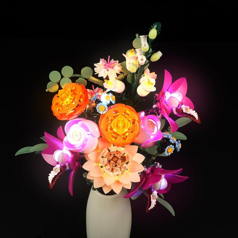LEGO Flower Bouquet Light Kit - Compatible with Building Blocks