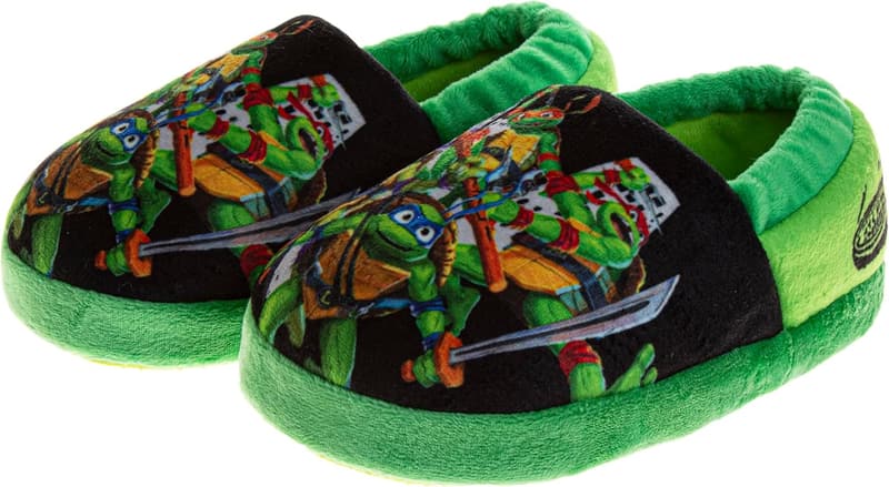 TMNT Boys' Slippers – Soft, Lightweight House Shoes