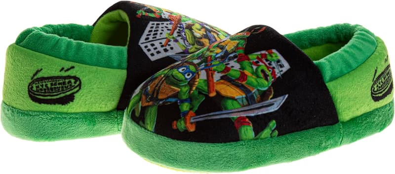 TMNT Boys' Slippers – Soft, Lightweight House Shoes