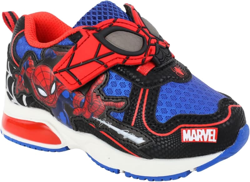 Light-Up Spiderman Sneakers for Boys, Kids Sizes 5-13