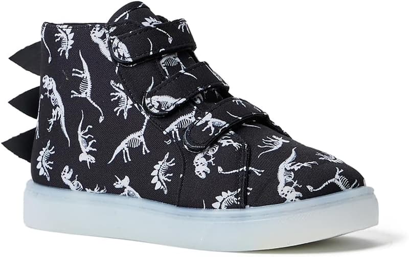 Kids High Top Lace-Up Sneakers for Toddlers and Little Kids