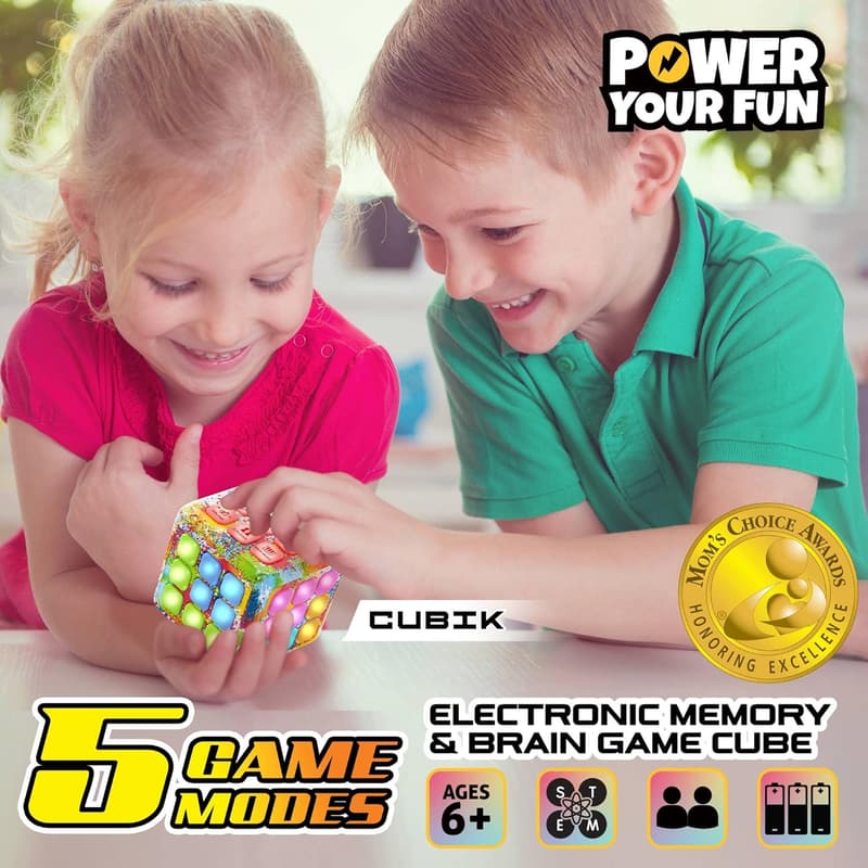 Flashing LED Memory Game - 5 Brain Puzzle for Kids