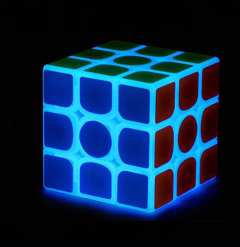 Glow-in-the-Dark 3x3 Speed Cube Puzzle for Kids & Adults