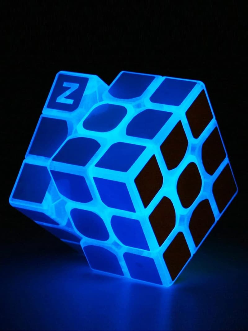 Glow in the Dark 3x3 Speed Cube Puzzle Toy for All Ages