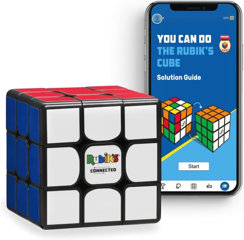 Rubik's Connected 3x3 Smart Magnetic Speed Cube - STEM Game