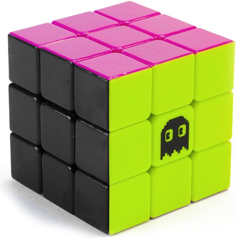 Neon 80s Mod Puzzle Cube – Cool Fidget Toy for Adults & Families
