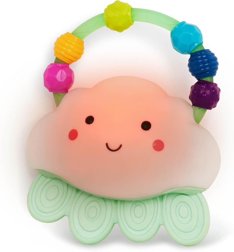 Light-Up Cloud Rattle Toy for Babies 3 Months +