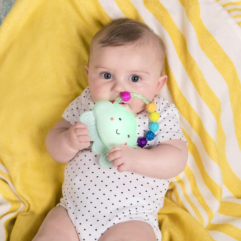 Light-Up Cloud Rattle Toy for Babies 3 Months +