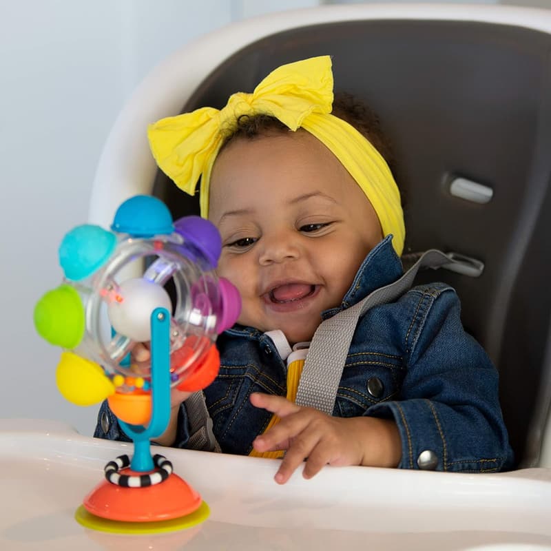 Rainbow Wheel High Tray Toy for Ages 6+ Months