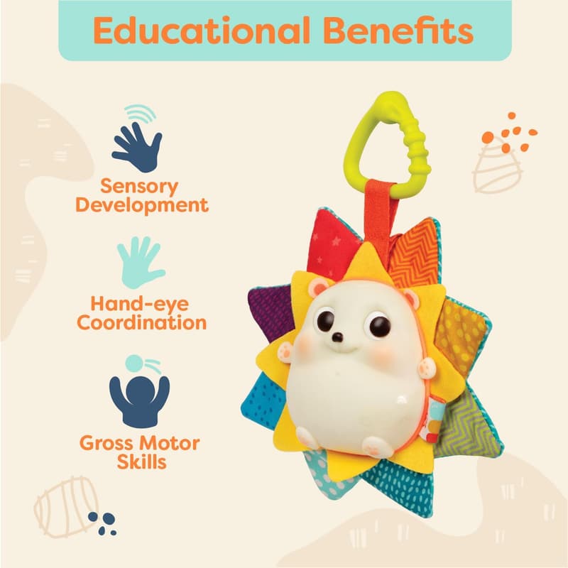 Baby Musical Light-Up Hedgehog Toy - Sensory for Newborns