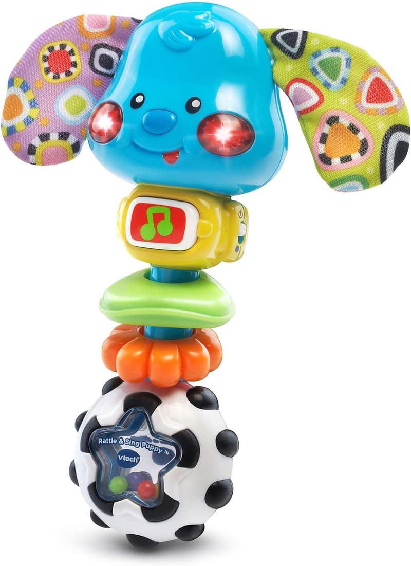VTech Baby Puppy Rattle with Songs and Sounds