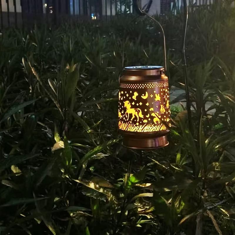 Unicorn Solar LED Lantern - Outdoor Waterproof Garden Decor