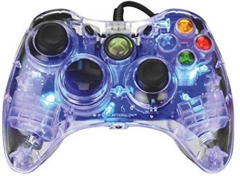 PDP Afterglow Wired Controller for Xbox 360 – Blue