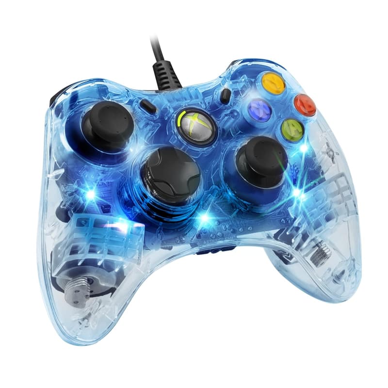 PDP Afterglow Wired Controller for Xbox 360 – Blue