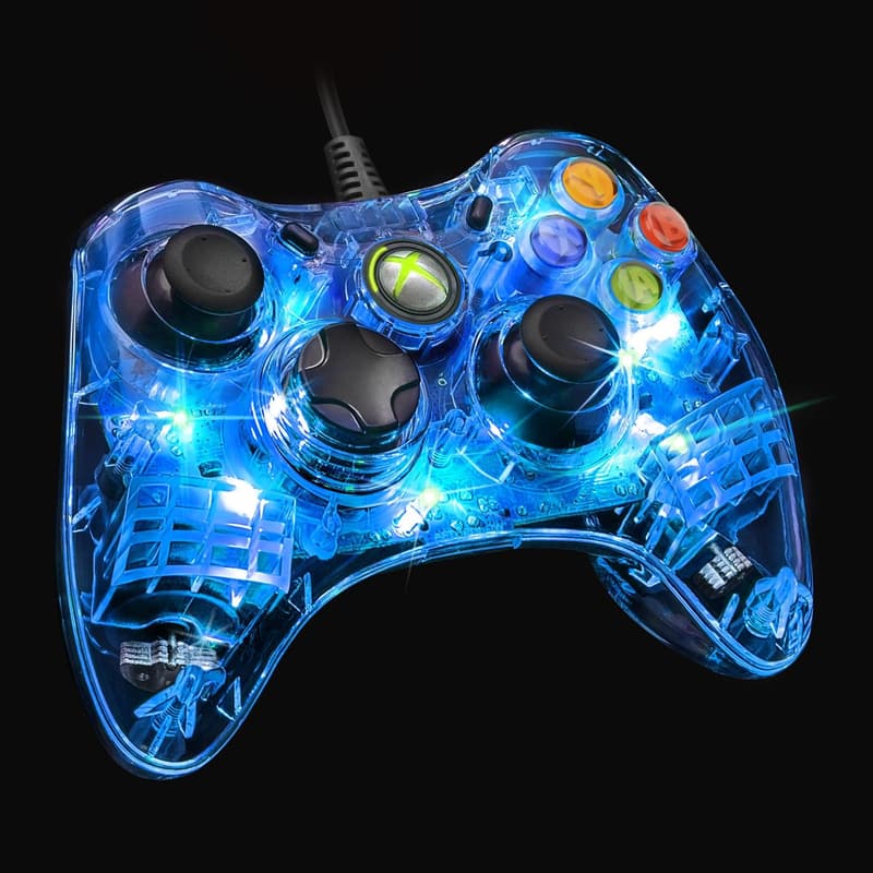 PDP Afterglow Wired Controller for Xbox 360 – Blue