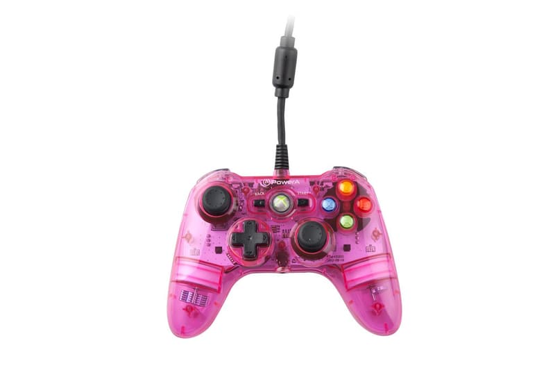 Pink Mini Pro EX Wired Controller for Xbox 360
