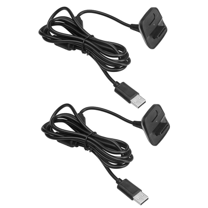Xbox 360 Controller Charger - 2 Pack, 6ft USB Cables