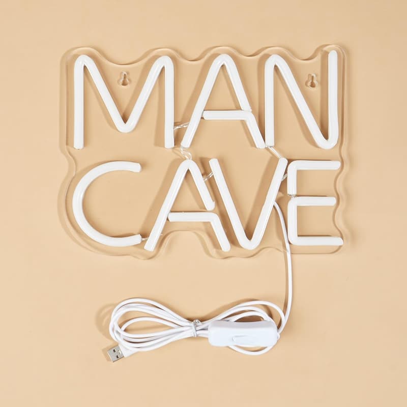 LED Neon Sign for Man Cave - USB Powered Wall Art Decoration