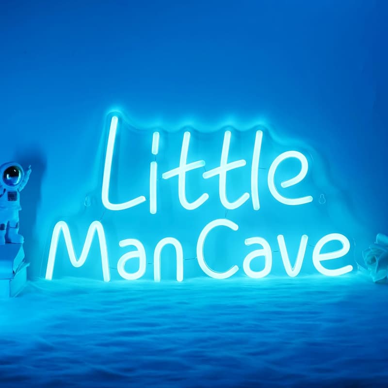 Gamer Room Neon Sign – Little Man Cave Wall Decor for Boys