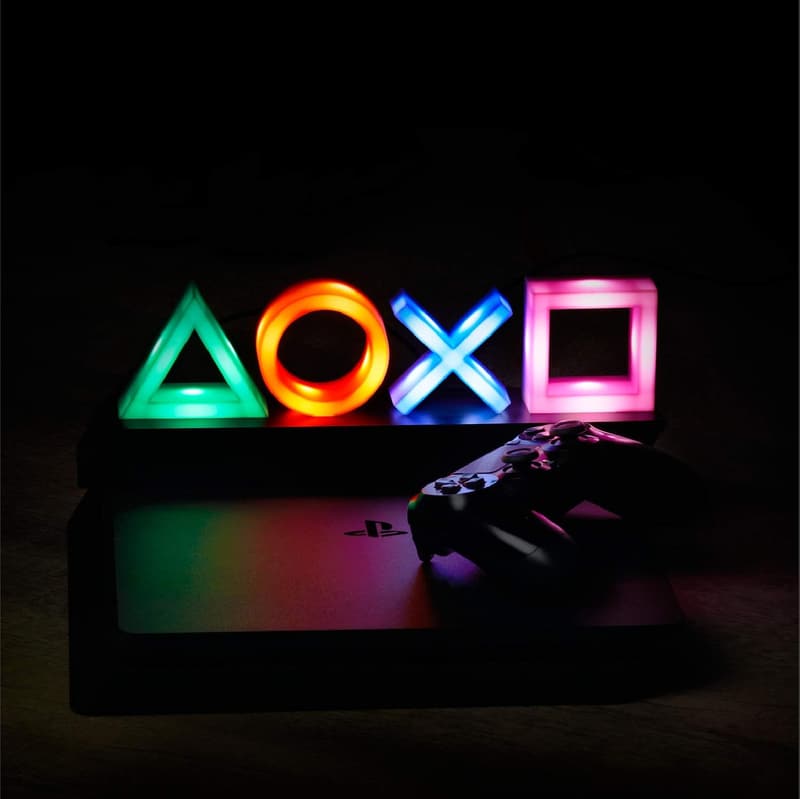 PlayStation Controller Icons Light - Sound Reactive Gaming Decor