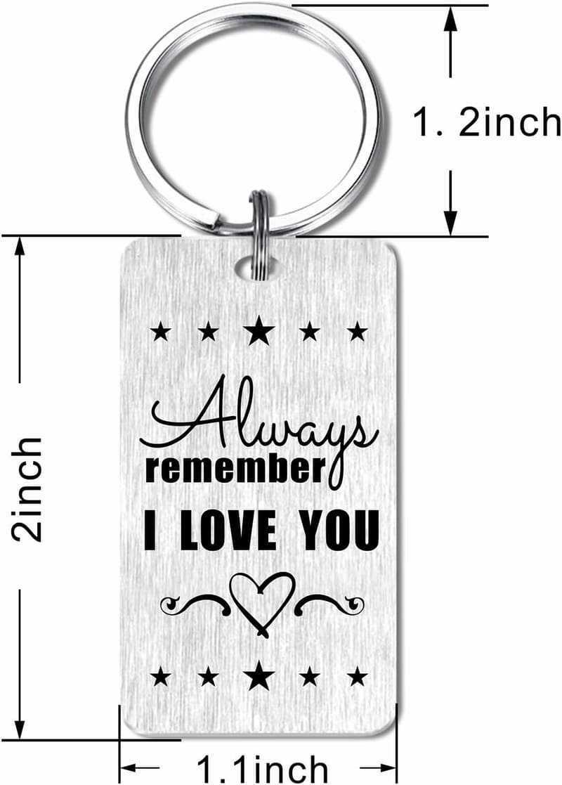 Father's Day Keychain Gift for Son-in-Law