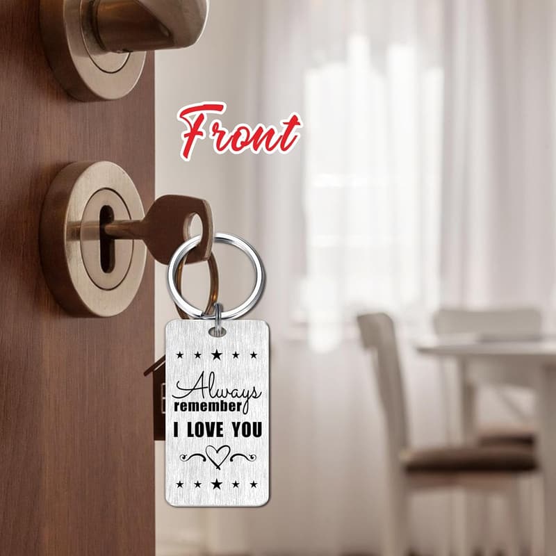 Father's Day Keychain Gift for Son-in-Law