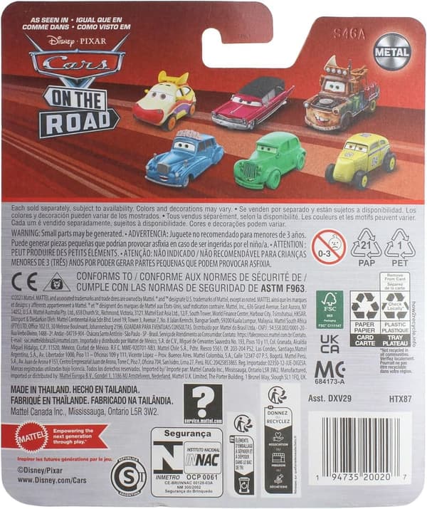 Disney Cars 2024 Diecast Metal Lightning McQueen Toy Car