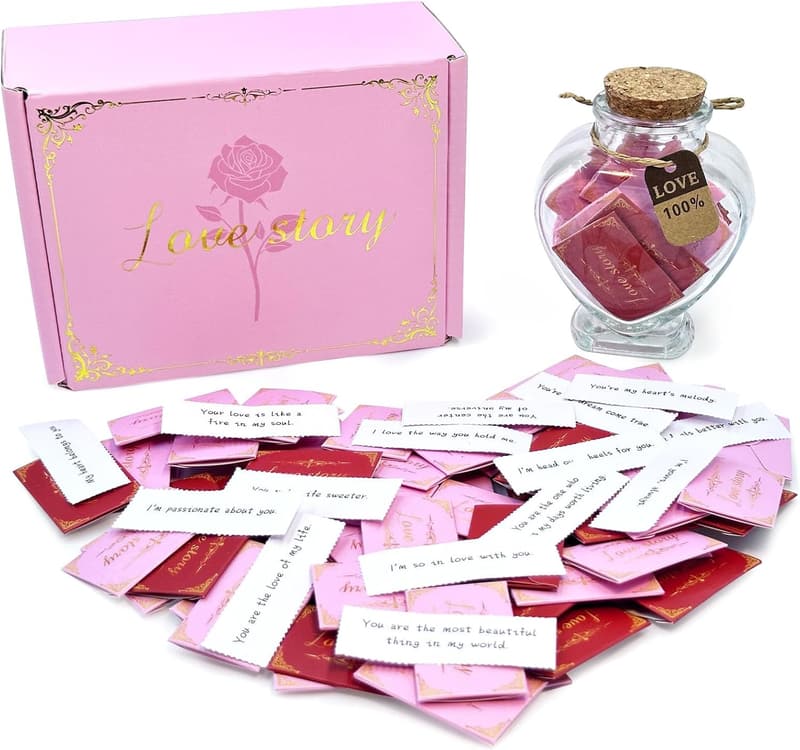 Cute Couple's Love Notes - 72 Mini Messages for Him or Her